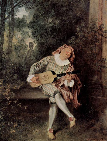 Jean-Antoine Watteau Mezzetin oil painting picture